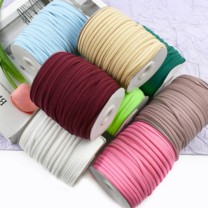 30/50M 3/5mm Colored Polyamide Rope Ear Hanger Hair Ring Stretch Ropes Mask Cord Oil Core Decor Rubber Band Sewing Accessories
30/50M 3/5mm Colored Polyamide Rope Ear Hanger Hair Ring Stretch Ropes Mask Cord Oil Core Decor Rubber Band Sewing Accessories