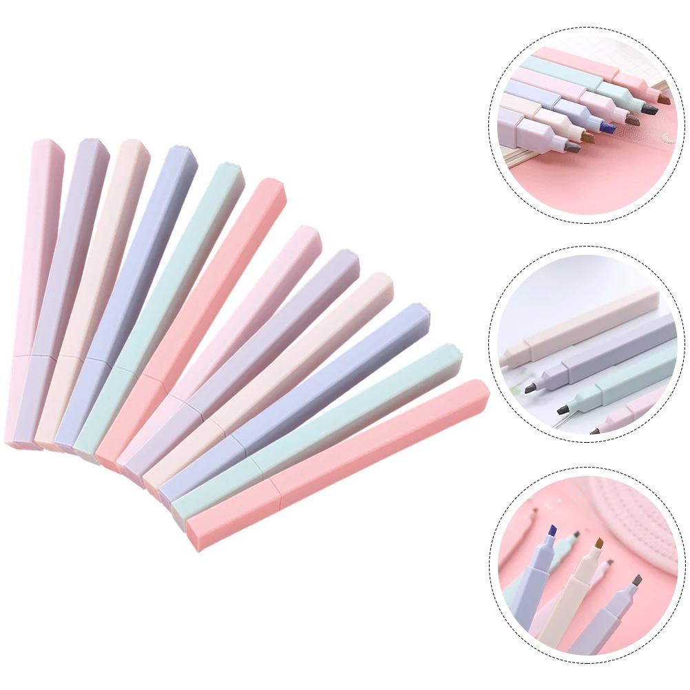 12 Pcs Highlighter Small Color Multi-function Pen School Marking Accessory Student
12 Pcs Highlighter Small Color Multi-function Pen School Marking Accessory Student