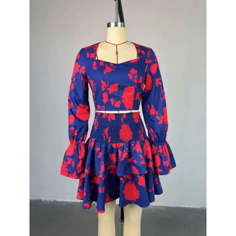 Beach Women Set Street Print Long Sleeve Shirts + Pleated Ruffles Mini Skirts Suits 2025 Party Street Two 2 Piece Sets
Beach Women Set Street Print Long Sleeve Shirts + Pleated Ruffles Mini Skirts Suits 2025 Party Street Two 2 Piece Sets