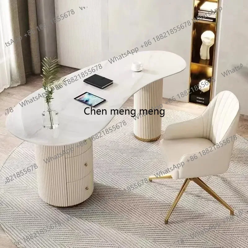 Modern Luxury A Light luxury rock slab irregular office computer desk designer desk, beauty salon medical consultation reception
Modern Luxury A Light luxury rock slab irregular office computer desk designer desk, beauty salon medical consultation reception