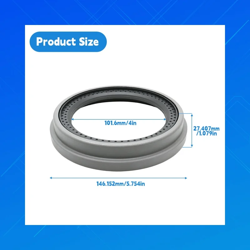 Size:101.6x146.152x27.407mm.OEM:CR 40136,DMHUI high-quality hub oil seal. applicable to CR 40136.Size:101.6*146.152*27.407mm
Size:101.6x146.152x27.407mm.OEM:CR 40136,DMHUI high-quality hub oil seal. applicable to CR 40136.Size:101.6*146.152*27.407mm