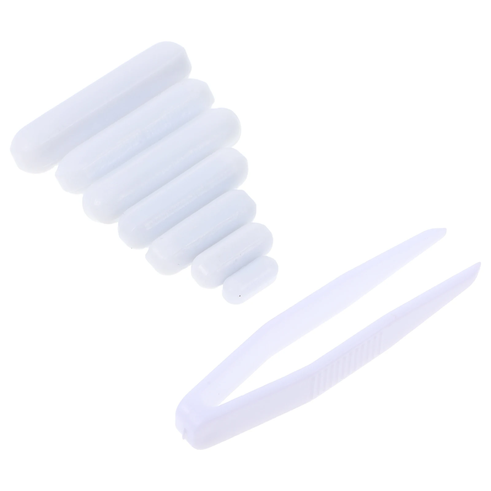 1 set PTFE Magnetic Stirring Rotor Bars High Efficiency Laboratory Tool Material Safe Reliable White Color
1 set PTFE Magnetic Stirring Rotor Bars High Efficiency Laboratory Tool Material Safe Reliable White Color