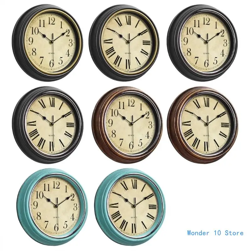 12in Retro Wall Clock Easy Reading Roman Numeral/Arabic Numeral Battery Powered
12in Retro Wall Clock Easy Reading Roman Numeral/Arabic Numeral Battery Powered
