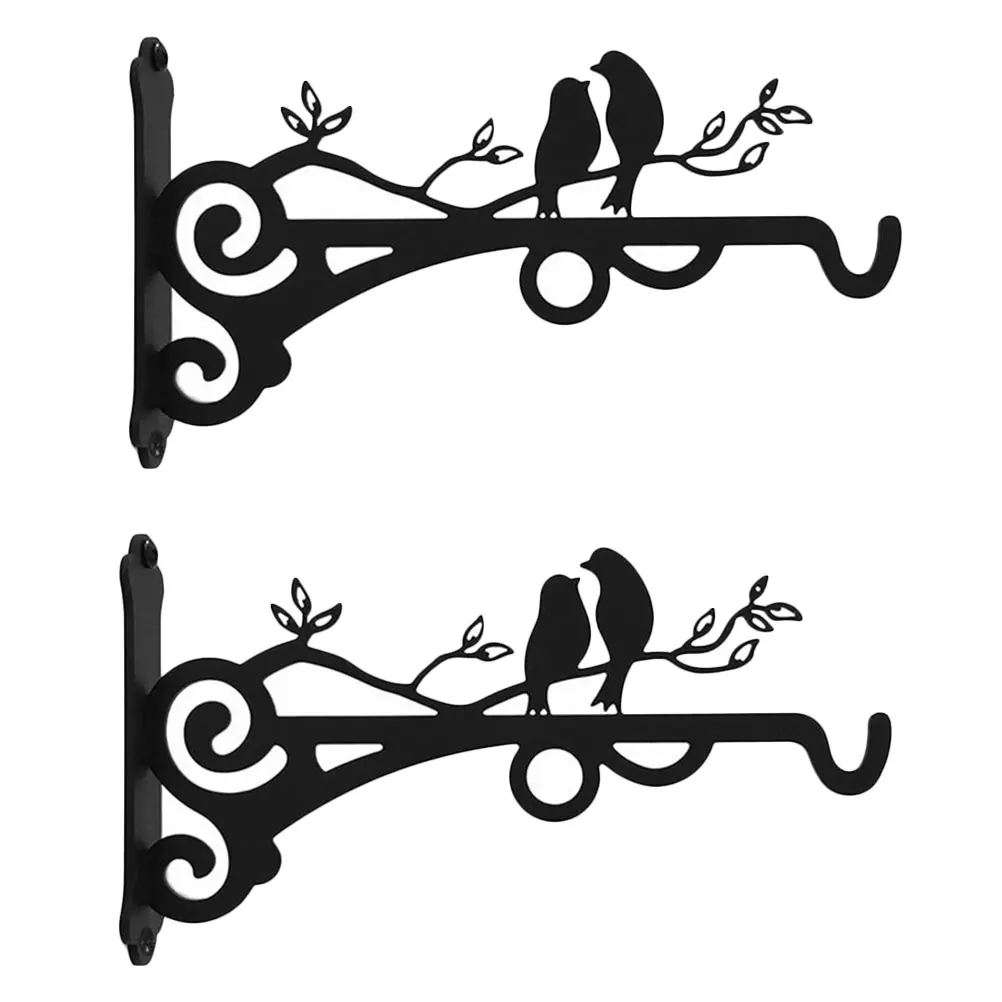 2PCS WallMounted FlowerPot Hooks Durable Iron Hanging Basket Hangers for Plants Pots Balcony Decor Metal Hook PlantRack Storage
2PCS WallMounted FlowerPot Hooks Durable Iron Hanging Basket Hangers for Plants Pots Balcony Decor Metal Hook PlantRack Storage