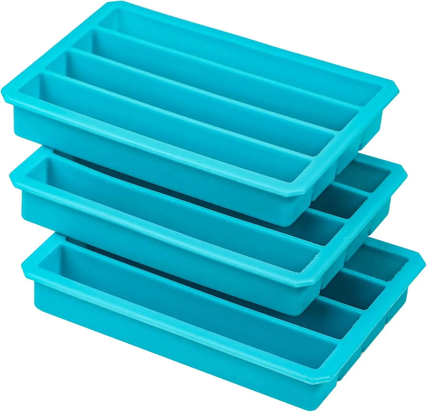 Silicone Ice Cube Trays for Water Bottles, Easy Release Long Ice Sticks, 12 Cavity, Pack of 3
Silicone Ice Cube Trays for Water Bottles, Easy Release Long Ice Sticks, 12 Cavity, Pack of 3