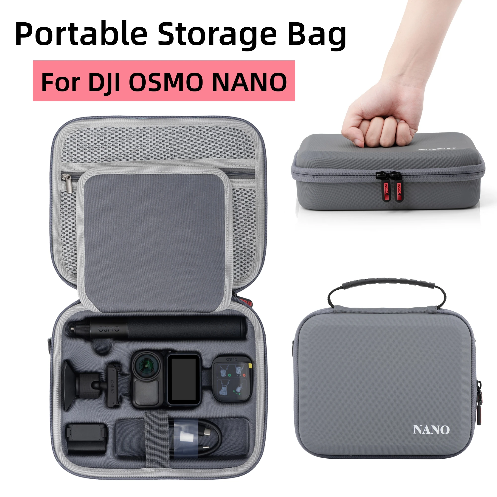 Сумка для DJI OSMO NANO, портативная дорожная сумка для хранения, защита камеры, чехол из искусственной кожи для DJI Osmo Nano, аксессуары
Сумка для DJI OSMO NANO, портативная дорожная сумка для хранения, защита камеры, чехол из искусственной кожи для DJI Osmo Nano, аксессуары
