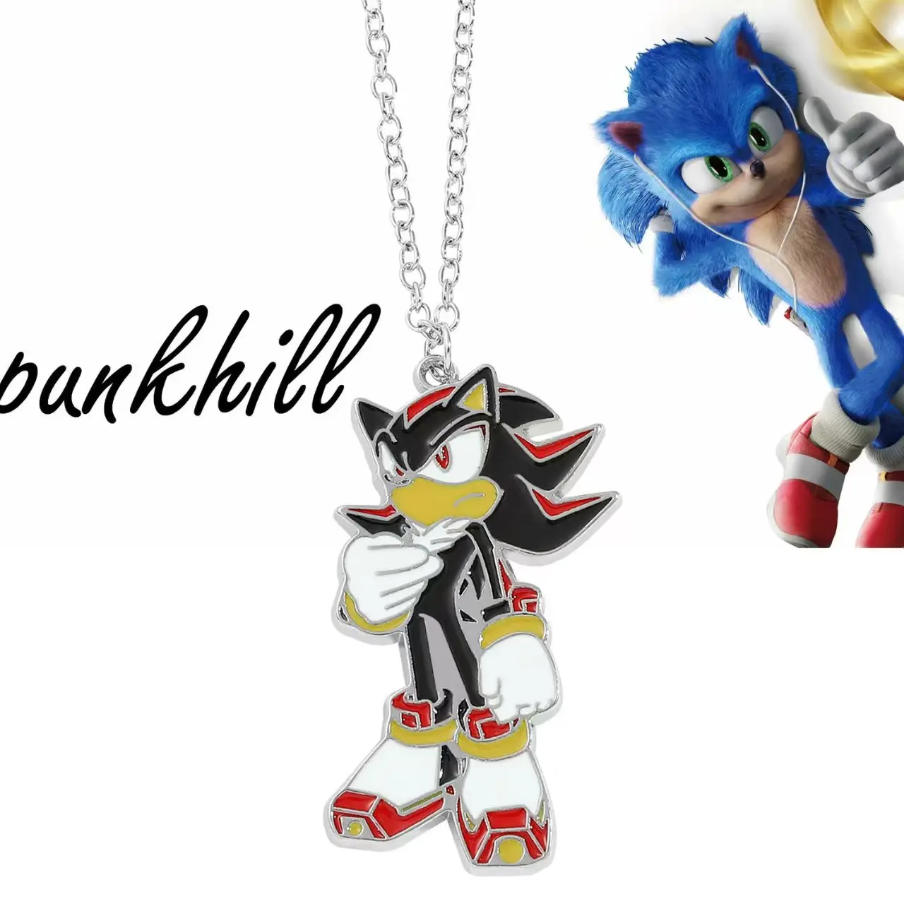 Sonic The Hedgehog Anime Peripheral Necklace Pendant Cartoon Jewelry Cosplay Trendy Toys Clavicle Chain Accessories Gifts
Sonic The Hedgehog Anime Peripheral Necklace Pendant Cartoon Jewelry Cosplay Trendy Toys Clavicle Chain Accessories Gifts