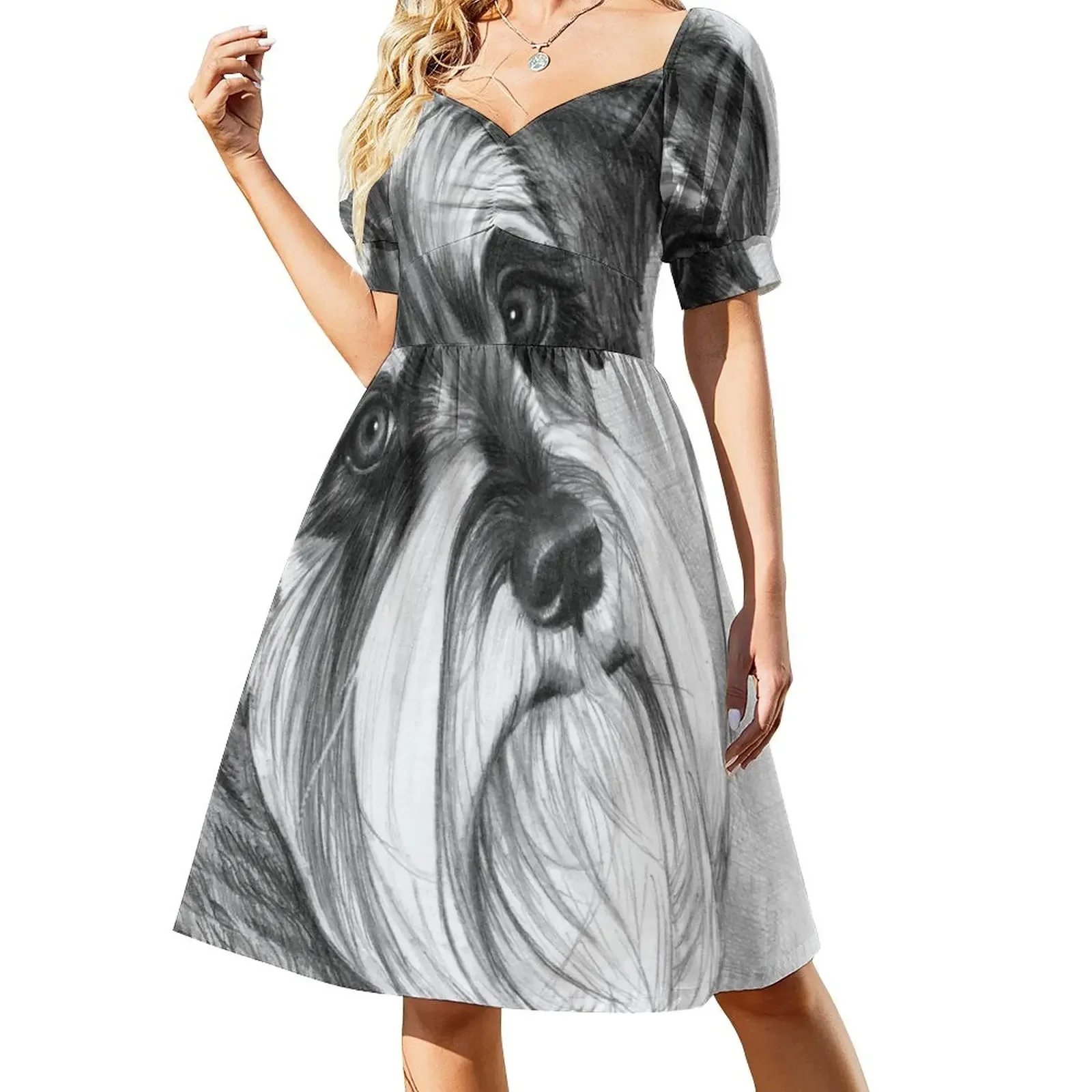 The Schnauzer Short-Sleeved Dress women dress dress for women birthday for women 2025
The Schnauzer Short-Sleeved Dress women dress dress for women birthday for women 2025