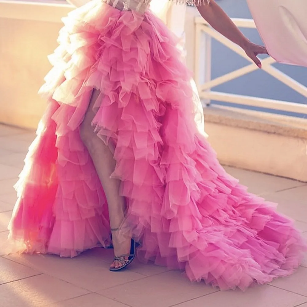 Pink Chic High Low Birthday Skirt Layers Custom Made Female Women Party Maxi Skirt Saias
Pink Chic High Low Birthday Skirt Layers Custom Made Female Women Party Maxi Skirt Saias