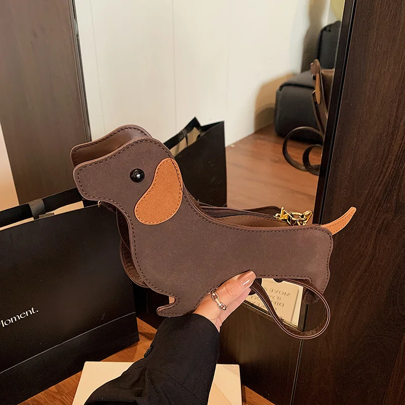 Novelty Cartoon Dog Shaped Armpit Purses Unique PU Leather Handbag Solid Designer Bag Funny Shoulder Bags Kawaii Girls Tote Bags
Novelty Cartoon Dog Shaped Armpit Purses Unique PU Leather Handbag Solid Designer Bag Funny Shoulder Bags Kawaii Girls Tote Bags