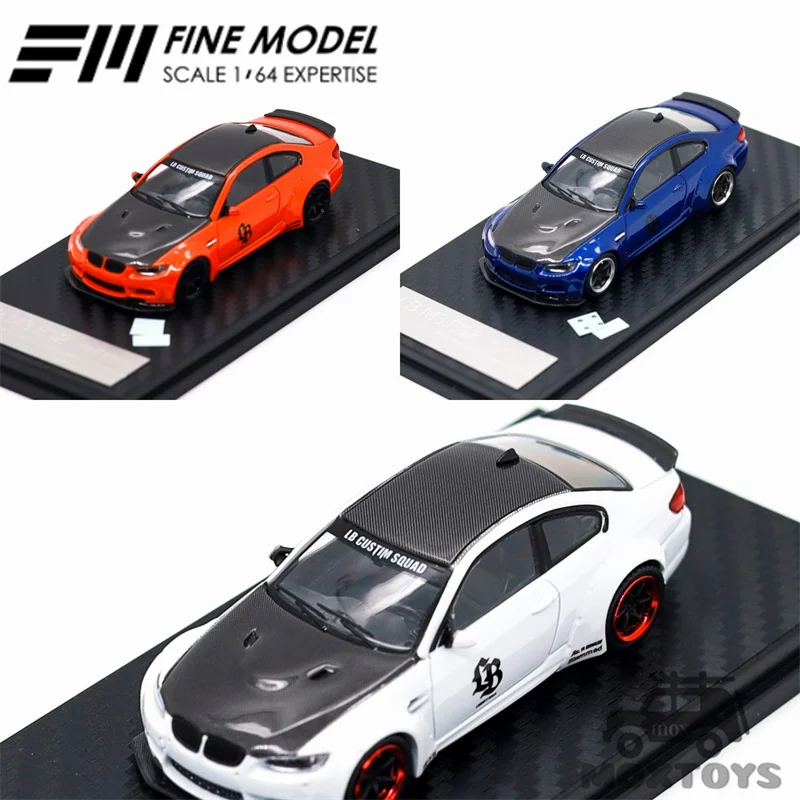 FINE MODEL 1:64 LB M3 E92 Pearl Orange / Metallic Blue / Pearl White Diecast Model Car
FINE MODEL 1:64 LB M3 E92 Pearl Orange / Metallic Blue / Pearl White Diecast Model Car