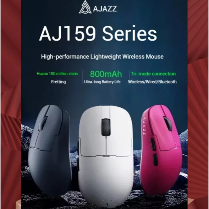 Ajazz Aj159 Nl Wireless E-Sports Game Mouse Paw3395/3311 Bluetooth Three-Mode Wired Lightweight Star Flash Long Battery Life
Ajazz Aj159 Nl Wireless E-Sports Game Mouse Paw3395/3311 Bluetooth Three-Mode Wired Lightweight Star Flash Long Battery Life