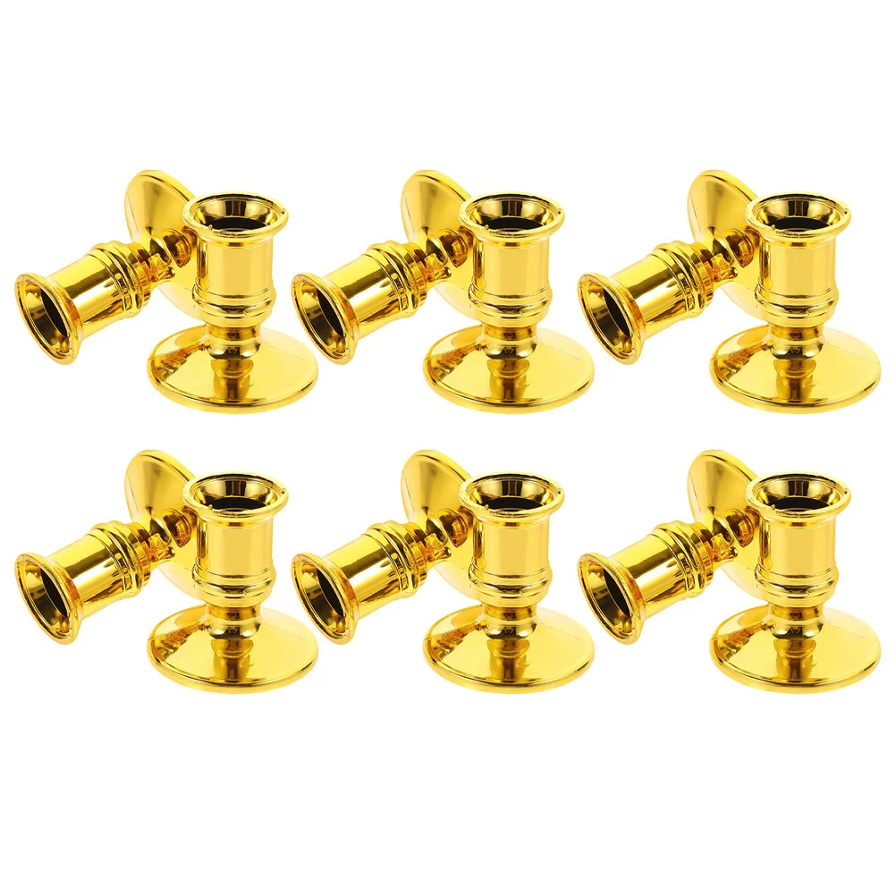 12 Pcs Trendy Christmas Decor Candlestick Pillar Stands Grace Decorative Golden Base Holders
12 Pcs Trendy Christmas Decor Candlestick Pillar Stands Grace Decorative Golden Base Holders