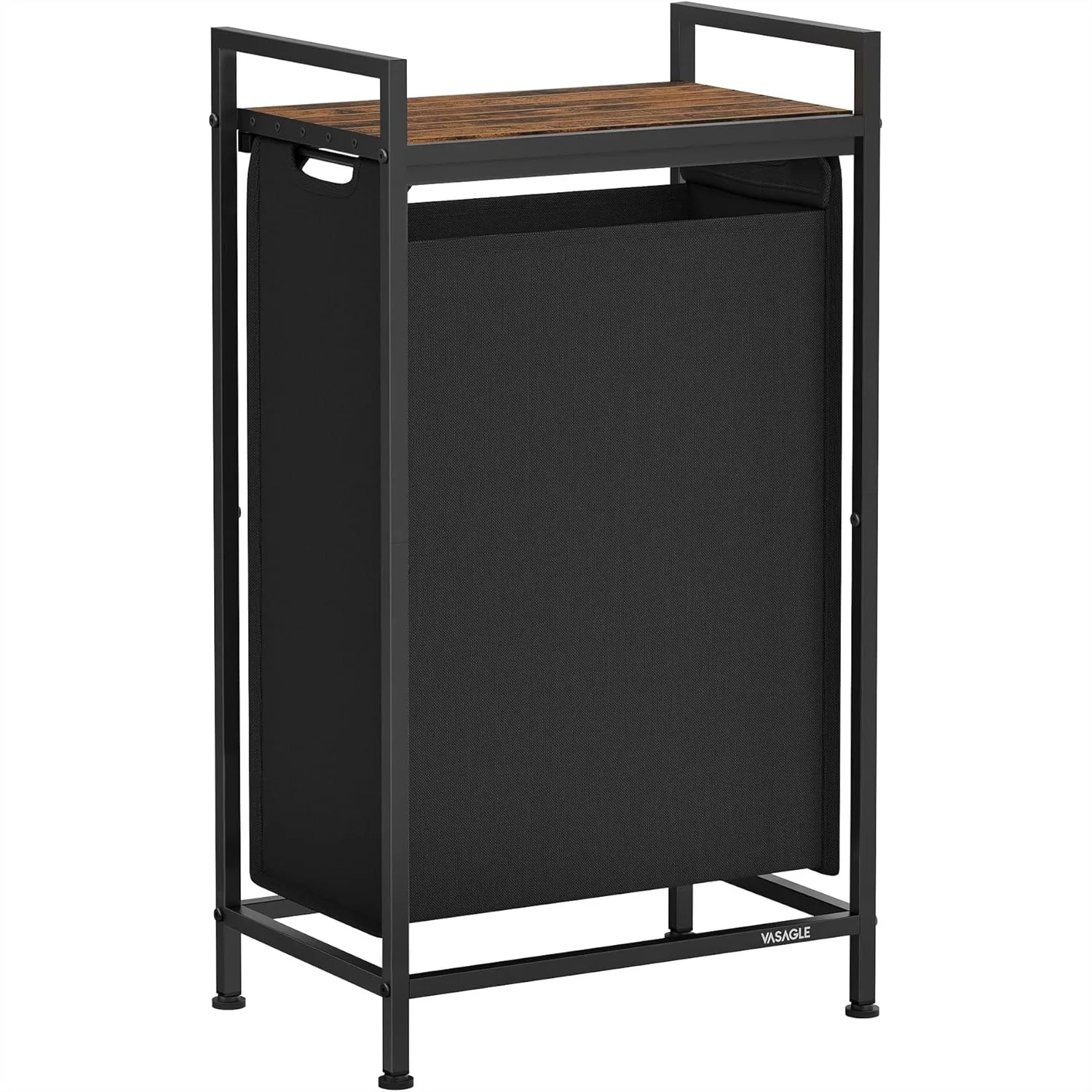 Laundry Hamper with Pull-Out Bag, 12.4 Gallon Metal Frame Laundry Basket, Space-Saving Shelf for Bathroom or Bedroom, Ink Black
Laundry Hamper with Pull-Out Bag, 12.4 Gallon Metal Frame Laundry Basket, Space-Saving Shelf for Bathroom or Bedroom, Ink Black