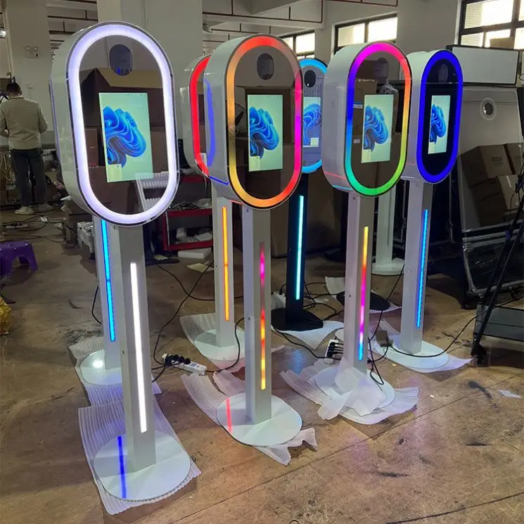 2026 Selfie 15.6 Inch Touch Photobooth Dslr Photo Booth Magic Mirror With Lcd Screen Oval Metal Construction Self-Service Print
2026 Selfie 15.6 Inch Touch Photobooth Dslr Photo Booth Magic Mirror With Lcd Screen Oval Metal Construction Self-Service Print