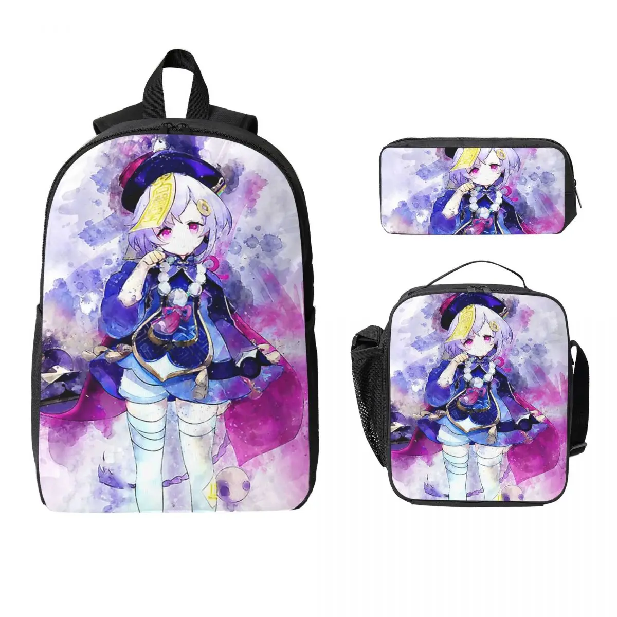 Genshin Impact - Qiqi Backpack Boys Girls BookBag School Bag Laptop Shoulder Bags 3ps Insulated Lunch Bag Pencil Case
Genshin Impact - Qiqi Backpack Boys Girls BookBag School Bag Laptop Shoulder Bags 3ps Insulated Lunch Bag Pencil Case