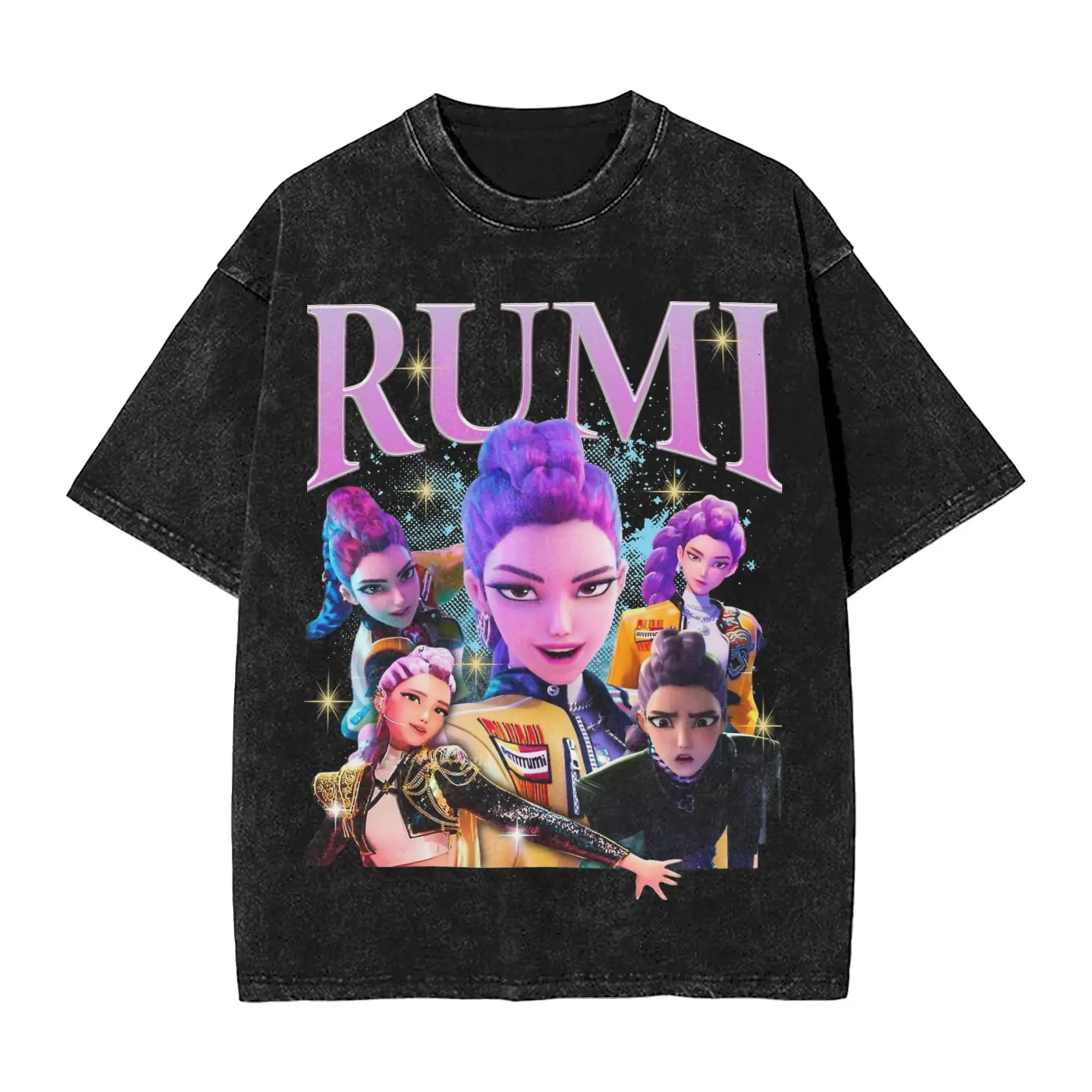 Rumi K-pop Demon Hunters Huntrix 90-х годов футболка хип-хоп стираная футболка модные мужские и женские топы уличная футболка с принтом
Rumi K-pop Demon Hunters Huntrix 90-х годов футболка хип-хоп стираная футболка модные мужские и женские топы уличная футболка с принтом