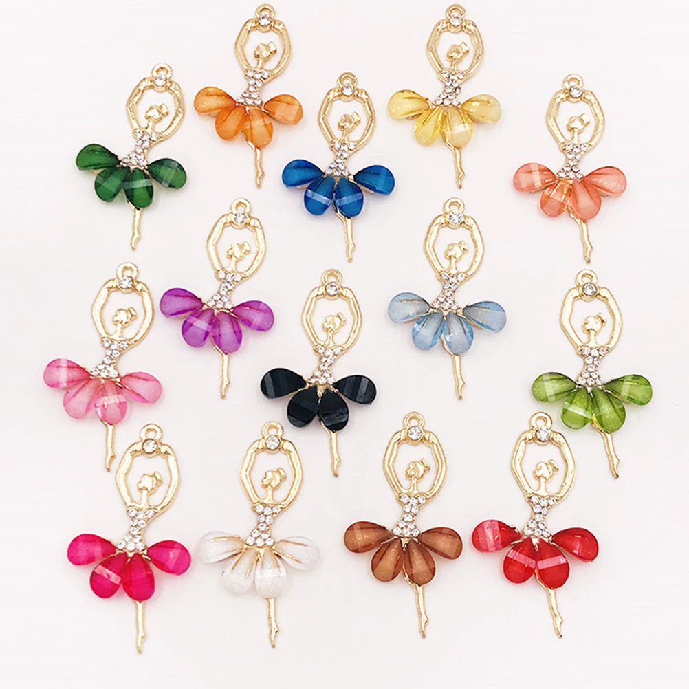14 Pcs Crystal Ballerina Pendant DIY Necklace Making Accessories Dancing Girl Charms Jewelry Craft Supplies Alloy Material
14 Pcs Crystal Ballerina Pendant DIY Necklace Making Accessories Dancing Girl Charms Jewelry Craft Supplies Alloy Material