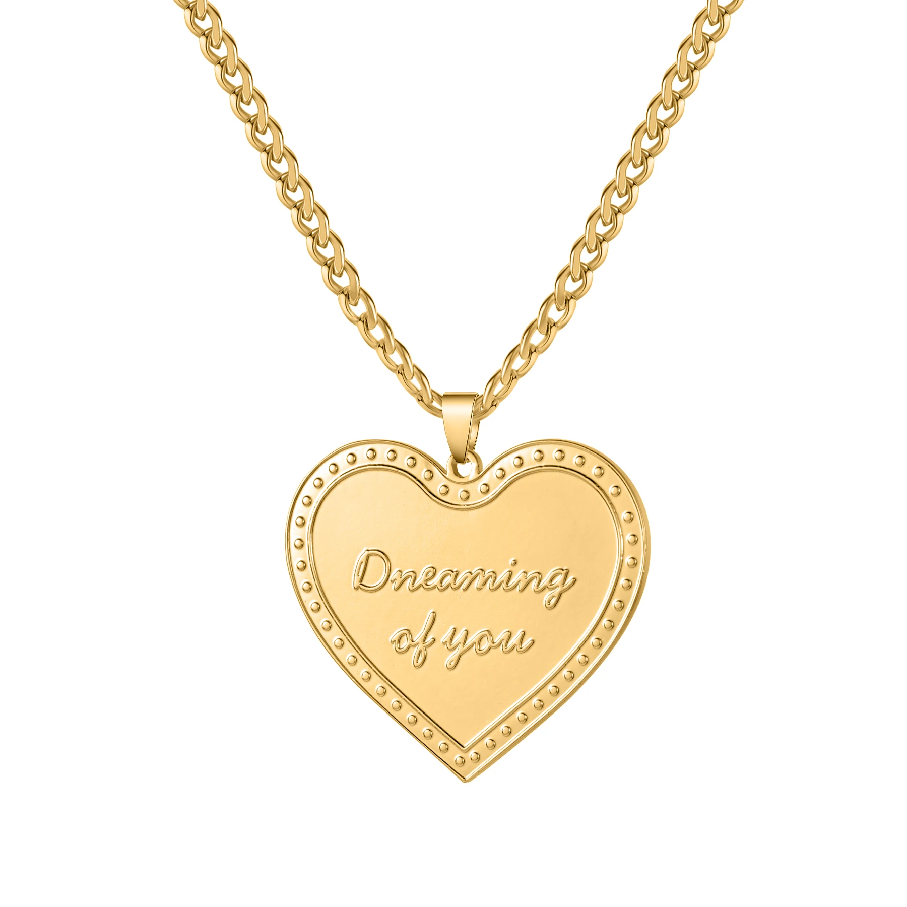 Custom Engraved Heart Necklace Personalized Message Inscribed Heart - Shaped Pendant Delicate Gold Plated Chain Jewelry Unique
Custom Engraved Heart Necklace Personalized Message Inscribed Heart - Shaped Pendant Delicate Gold Plated Chain Jewelry Unique