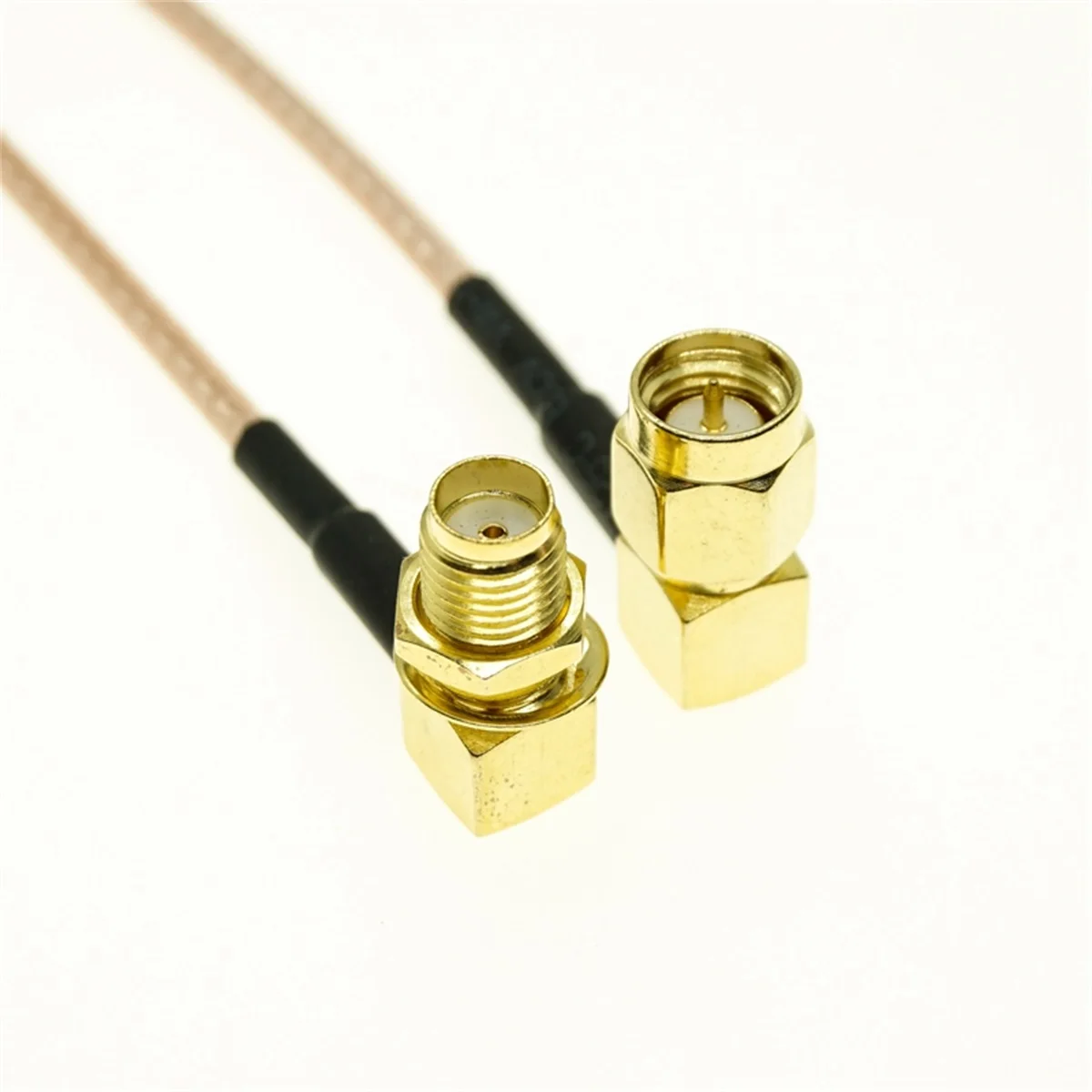 SMA Male Right Angle to SMA Female Jack Bulkhead Right Angle RF RG316 Jumper Cable Adapter for Huawei Modem
SMA Male Right Angle to SMA Female Jack Bulkhead Right Angle RF RG316 Jumper Cable Adapter for Huawei Modem