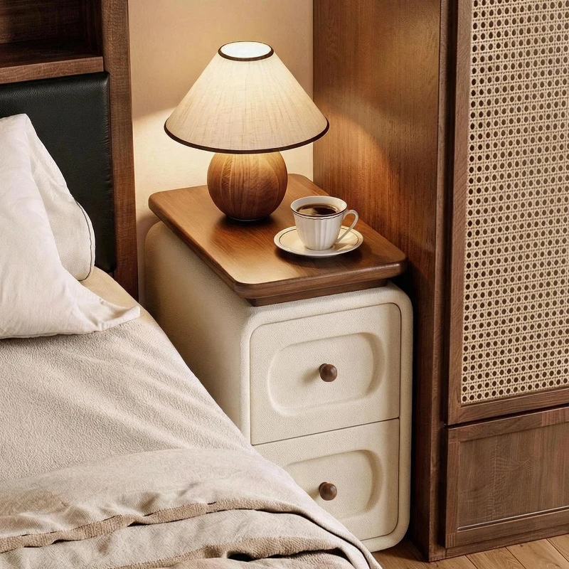 Cream Style Solid Wood Nightstand Ultra Narrow Bedside Table Small Bedroom Side Cabinet with Drawers Durable Storage Organizer
Cream Style Solid Wood Nightstand Ultra Narrow Bedside Table Small Bedroom Side Cabinet with Drawers Durable Storage Organizer