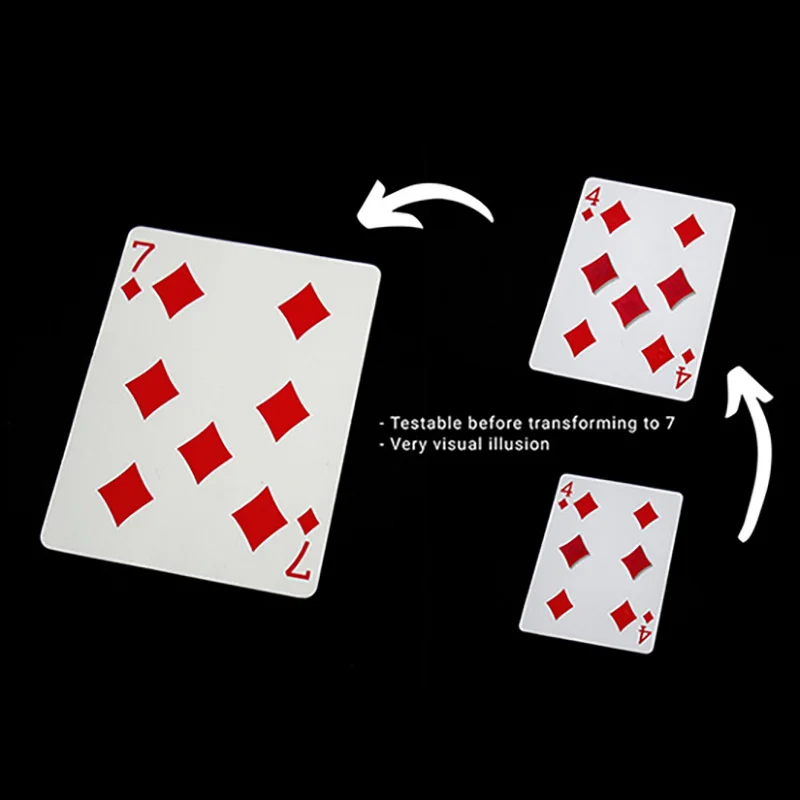 Магические подарки Tumi, блестящие карточки от Tumi, волшебные трюки, крупным планом, иллюзии, подвески, меняющие алмаз от 4 до 7 карт, магия
Магические подарки Tumi, блестящие карточки от Tumi, волшебные трюки, крупным планом, иллюзии, подвески, меняющие алмаз от 4 до 7 карт, магия