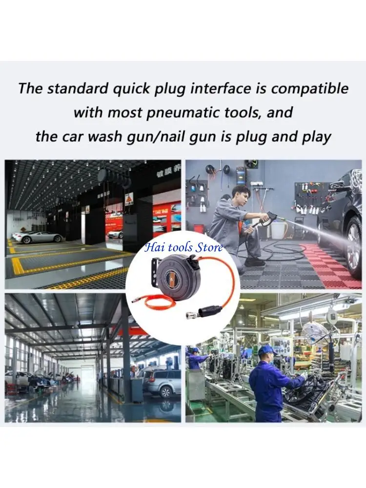 X37E Dust Proof Air Hose Reel for High Pressure Use in Automotive Repairing Shops
X37E Dust Proof Air Hose Reel for High Pressure Use in Automotive Repairing Shops