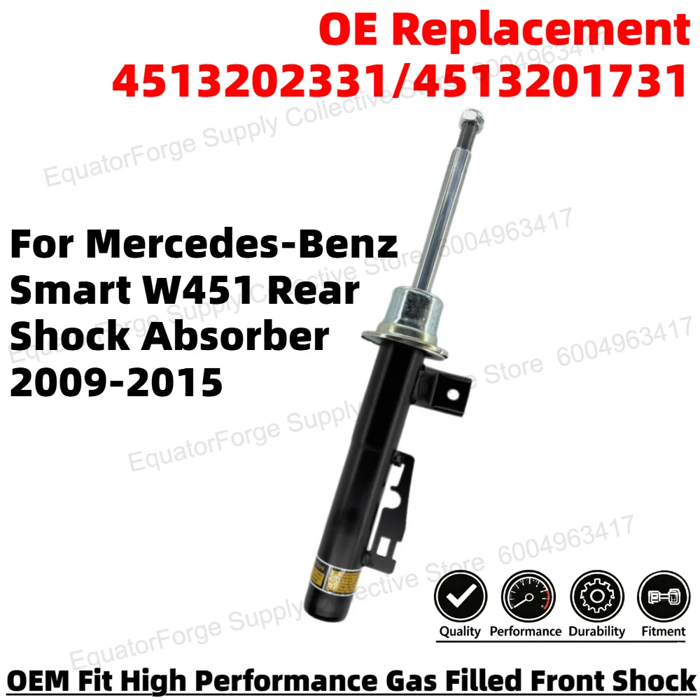 Direct Fit High Stability Premium Durable Front Shock Absorber for Mercedes-Benz SMART W451 OE Number 4513202531/4513201831
Direct Fit High Stability Premium Durable Front Shock Absorber for Mercedes-Benz SMART W451 OE Number 4513202531/4513201831