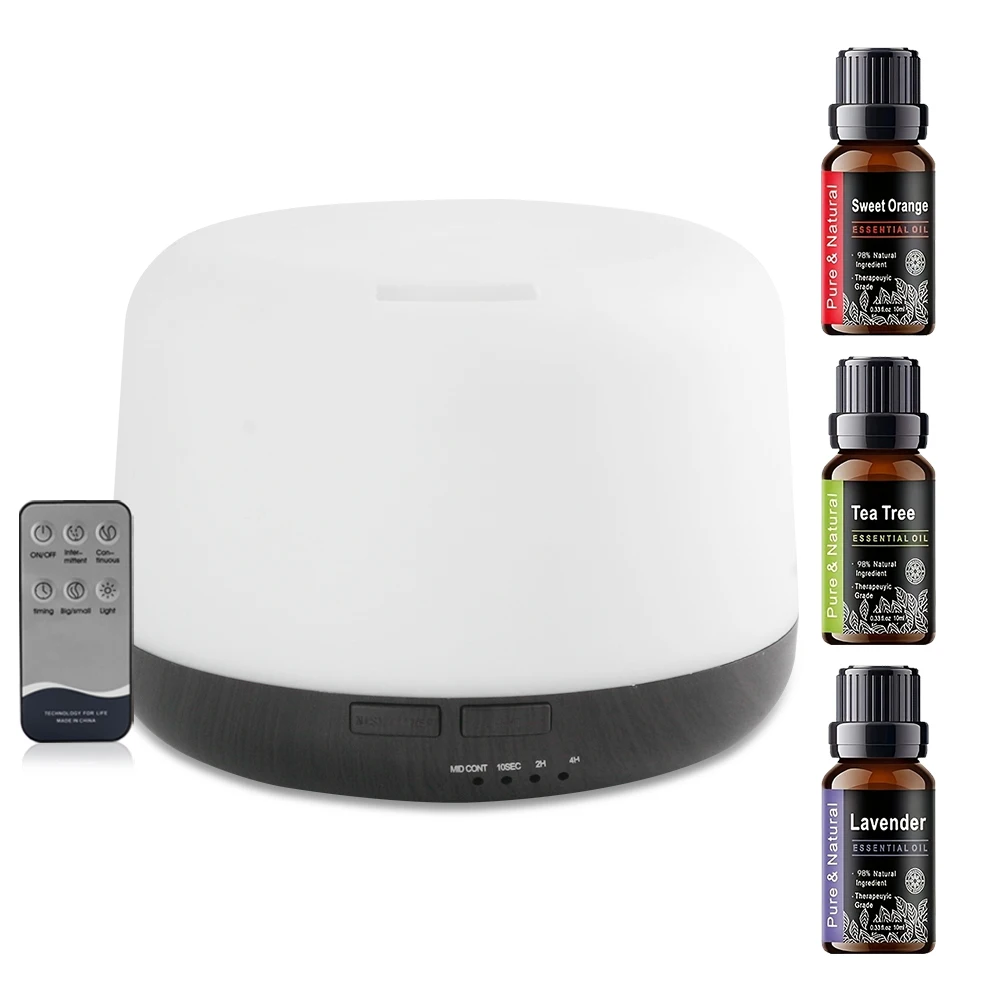 500ml Aroma Diffuser Ultrasonic Humidifier Remote Control 7 Color Changing Lights Auto Off BPA-Free for Home Bedroom
500ml Aroma Diffuser Ultrasonic Humidifier Remote Control 7 Color Changing Lights Auto Off BPA-Free for Home Bedroom