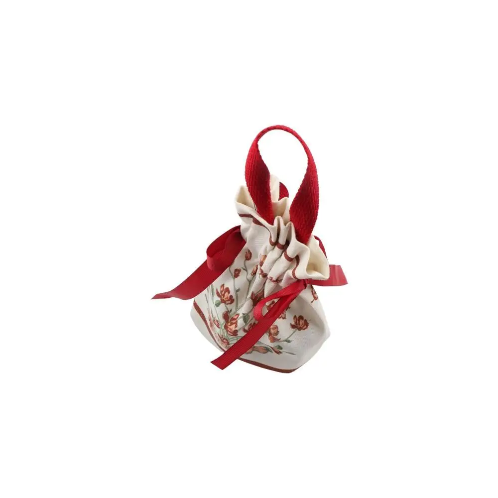 Mesh Flower Canvas Floral Drawstring Bag Satin Bow Large Capacity Festive Sugar Bag Storage Bag Wedding Candy Bag
Mesh Flower Canvas Floral Drawstring Bag Satin Bow Large Capacity Festive Sugar Bag Storage Bag Wedding Candy Bag