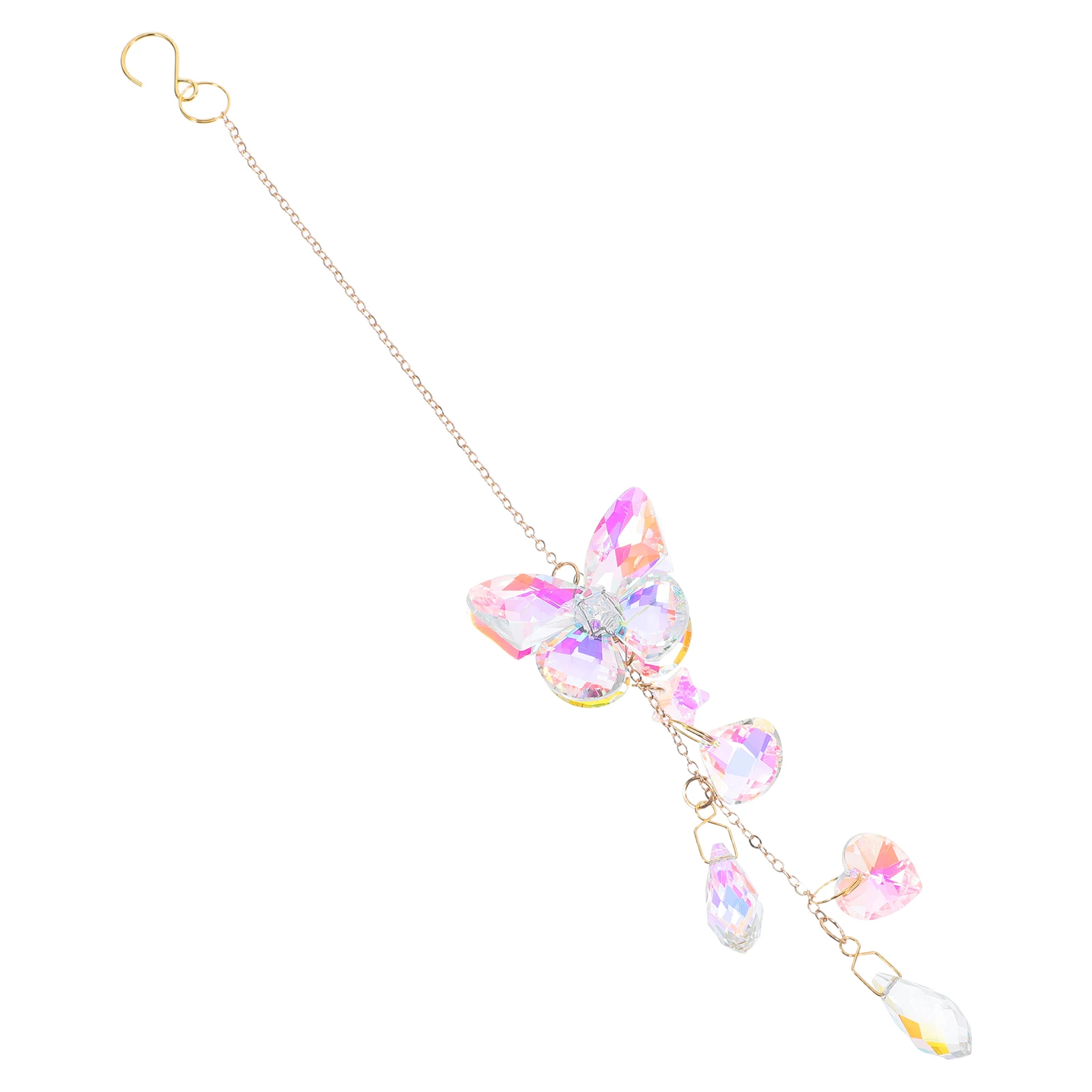 Sun Catcher Wind Bell Crystal Colorful Pendant Chime Butterfly Window Decoration Indoor Hanging Garden Outdoor Car Decor
Sun Catcher Wind Bell Crystal Colorful Pendant Chime Butterfly Window Decoration Indoor Hanging Garden Outdoor Car Decor