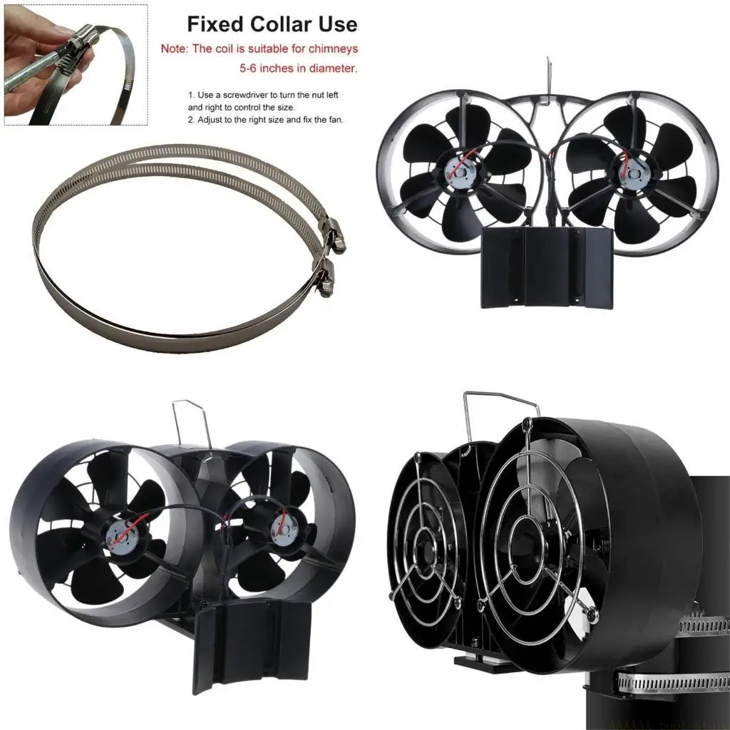 A2BE Energy Saving Fireplace Fan, Stove Fan Enhanced Heat Efficiency for Lower Costs
A2BE Energy Saving Fireplace Fan, Stove Fan Enhanced Heat Efficiency for Lower Costs