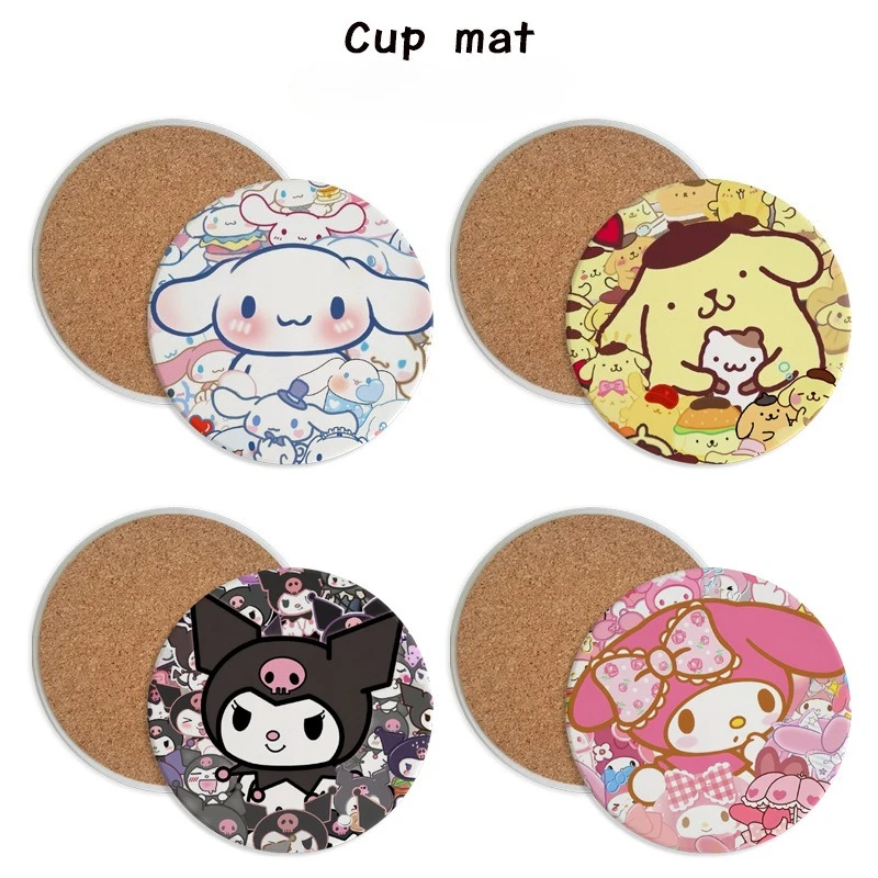 Sanrio Coaster Round Coaster Non Slip Heat Insulation Mat Tea Coffee Mug Drink Pad for Home Office Kitchen Dining Tables
Sanrio Coaster Round Coaster Non Slip Heat Insulation Mat Tea Coffee Mug Drink Pad for Home Office Kitchen Dining Tables