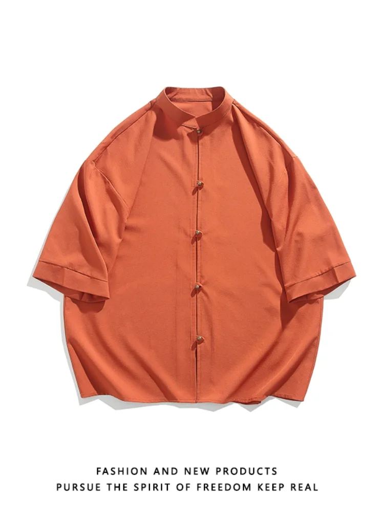 Loose Fit Men's ort Sve irt Chinese Sle Summer Breathable Casual Faion Brand Button up Top Youth ular Stand ...
Loose Fit Men's ort Sve irt Chinese Sle Summer Breathable Casual Faion Brand Button up Top Youth ular Stand ...