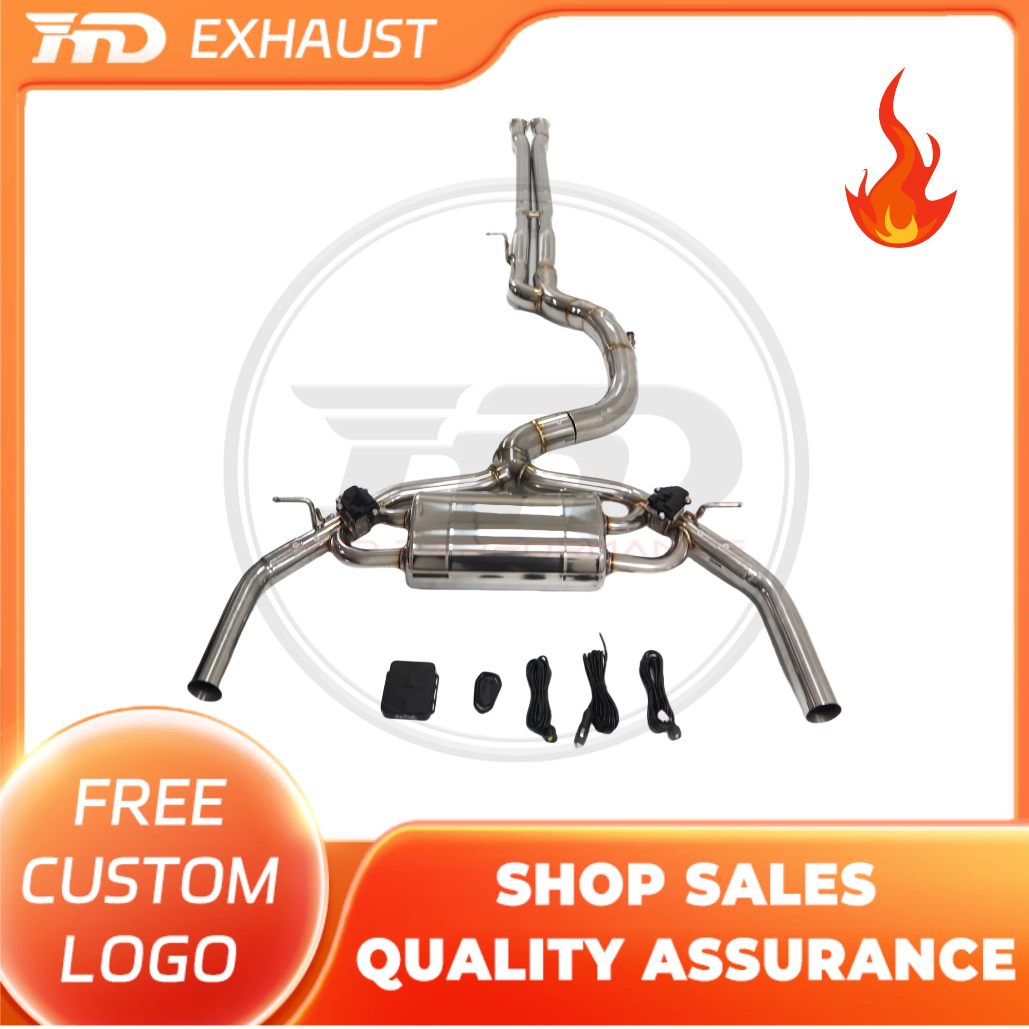 HMD Exclusive customization Exhaust System Stainless Steel Performance Catback for Audi RS3 2024 Muffler With Valve
HMD Exclusive customization Exhaust System Stainless Steel Performance Catback for Audi RS3 2024 Muffler With Valve