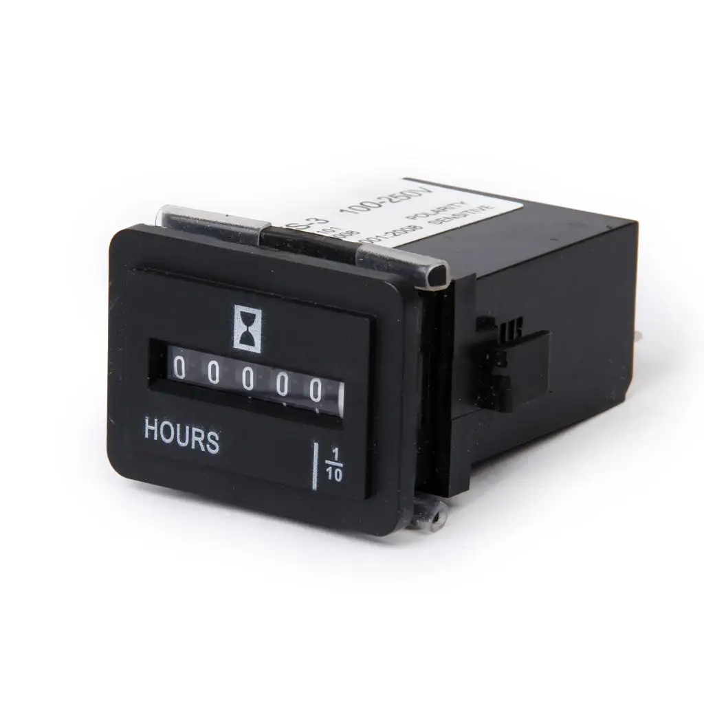 AC100-250V 6-digit Display Hour Meter Hourmeter Gauge Timer for Boat Car Engine
AC100-250V 6-digit Display Hour Meter Hourmeter Gauge Timer for Boat Car Engine