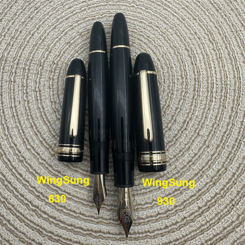 WingSung The King of Steel Nib 930 Resin Piston Fountain Pen N0.9 Iraurita F/M/B Nib Gold/Silver Clip Business Writing Gift Pens
WingSung The King of Steel Nib 930 Resin Piston Fountain Pen N0.9 Iraurita F/M/B Nib Gold/Silver Clip Business Writing Gift Pens