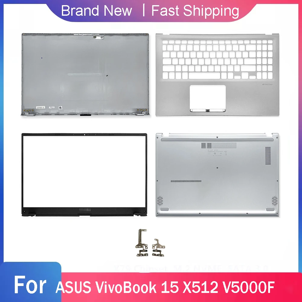 Новый нижний чехол для ASUS VivoBook 15X512 V5000F X512F A512 A512F F512, задняя крышка, передняя панель, упор для рук, верхние петли, задняя крышка
Новый нижний чехол для ASUS VivoBook 15X512 V5000F X512F A512 A512F F512, задняя крышка, передняя панель, упор для рук, верхние петли, задняя крышка