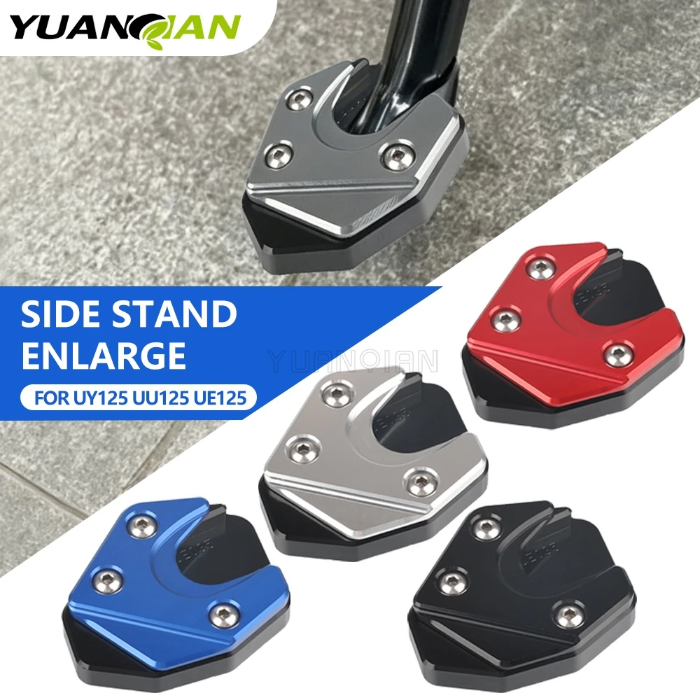 Motorcycle CNC Kickstand Foot Side Stand Enlarger Plate Kickstand Accessories FOR SUZUKI UY125 UU125 UE125 2020-2021-2022-2023
Motorcycle CNC Kickstand Foot Side Stand Enlarger Plate Kickstand Accessories FOR SUZUKI UY125 UU125 UE125 2020-2021-2022-2023