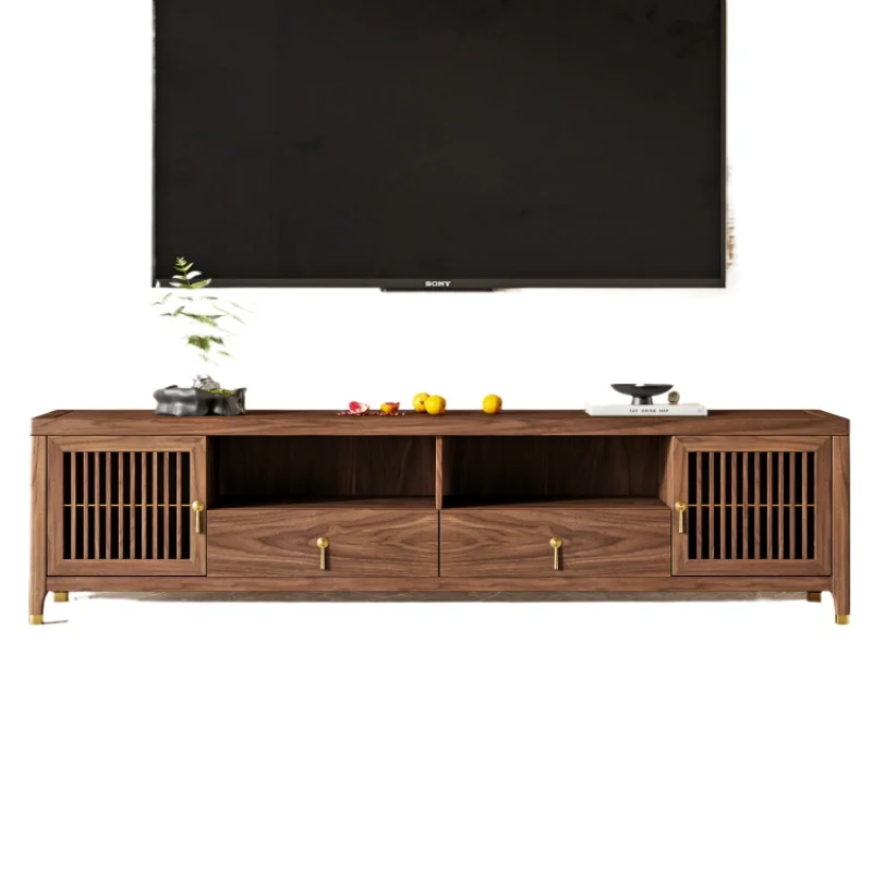 ~New Chinese black walnut solid wood TV cabinet coffee table combination modern living room floor cabinet zen antique
~New Chinese black walnut solid wood TV cabinet coffee table combination modern living room floor cabinet zen antique