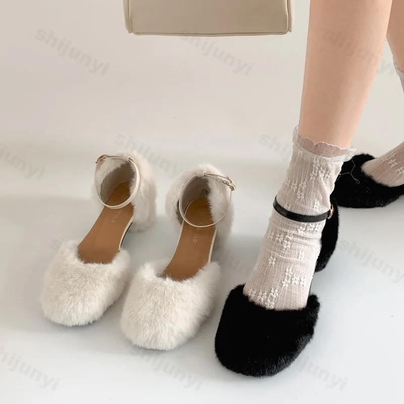 Элегантные повседневные туфли с открытым носком для женщин, осень 2022, модные удобные плюшевые универсальные туфли Мэри Джейн в стиле ретро
Элегантные повседневные туфли с открытым носком для женщин, осень 2022, модные удобные плюшевые универсальные туфли Мэри Джейн в стиле ретро