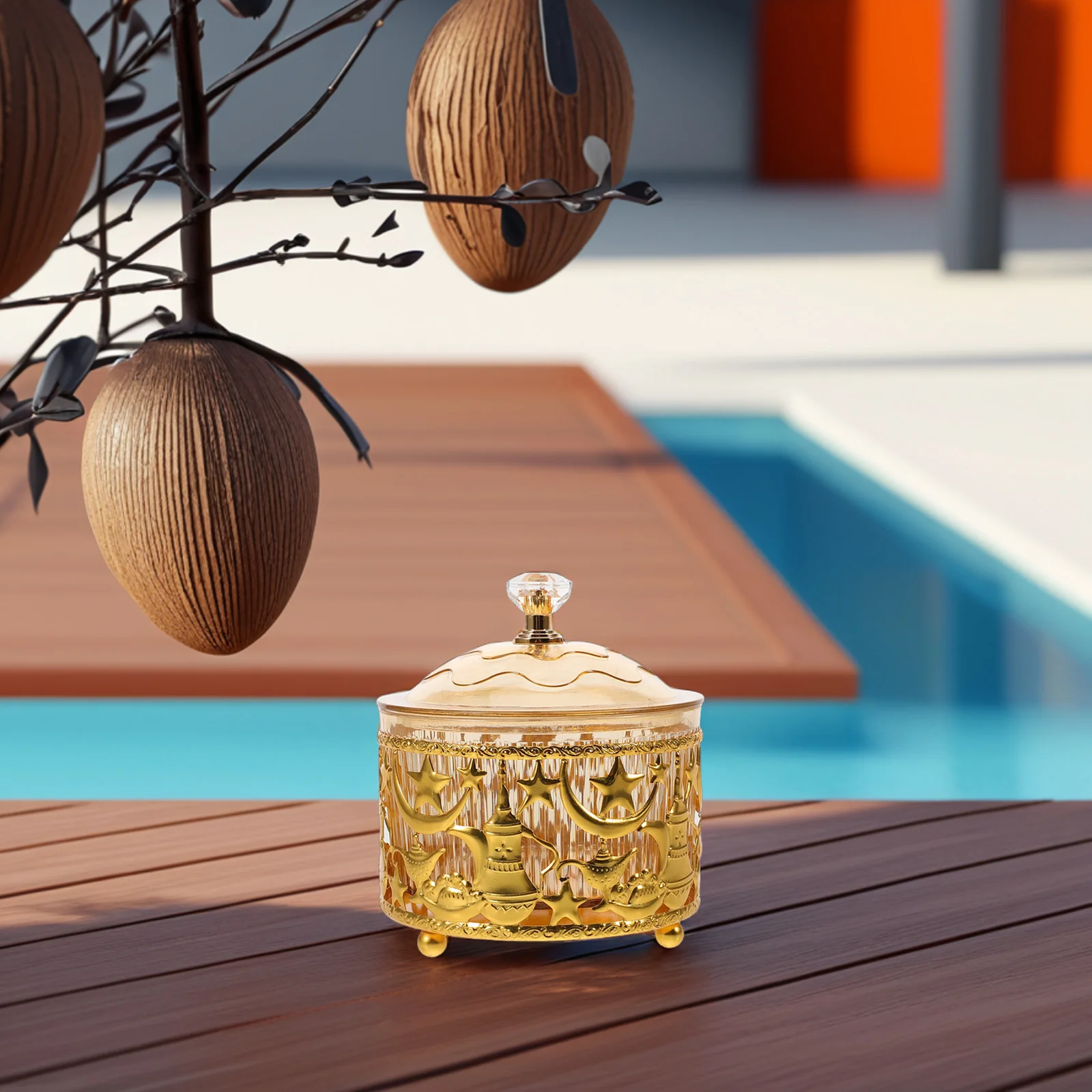 Eid Mubarak Candy Tray Elegant Middle Eastern Design Snack Serving Plate Festive Home Decor Dried Fruits Nuts Cookies
Eid Mubarak Candy Tray Elegant Middle Eastern Design Snack Serving Plate Festive Home Decor Dried Fruits Nuts Cookies