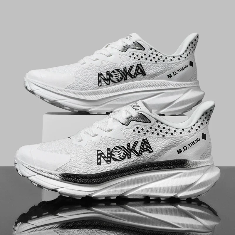 Marathon Men Running Shoes High Quality Lightweight Mesh Thick-soled Men's Shoe Sports Shoes Fashionable Lace Up Casual Sneakers
Marathon Men Running Shoes High Quality Lightweight Mesh Thick-soled Men's Shoe Sports Shoes Fashionable Lace Up Casual Sneakers