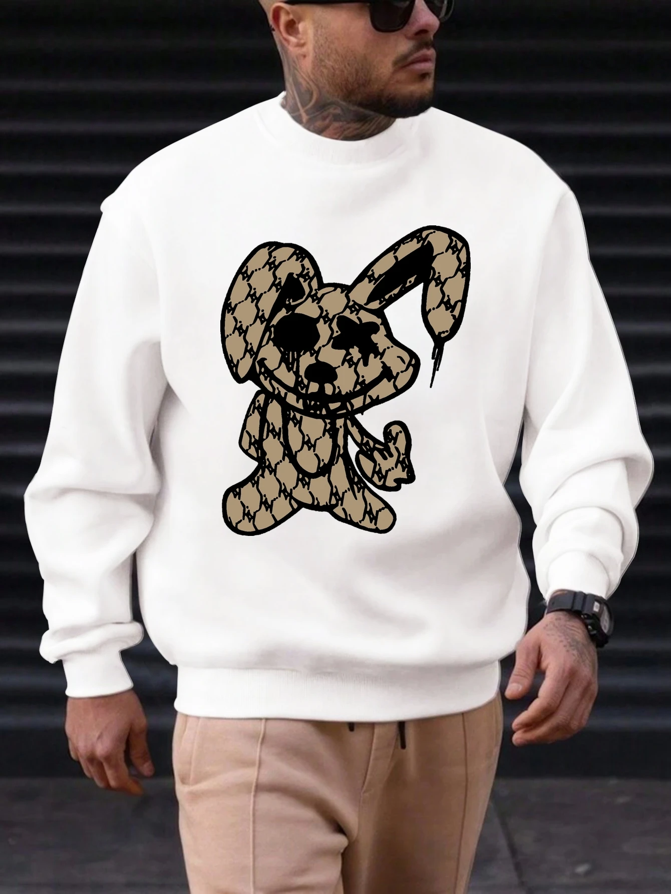 Men's Cotton Crewneck Sweatshirt Rabbit Graphic Printing 2025 New Trending Fashion Casual High Quality Top Clothing
Men's Cotton Crewneck Sweatshirt Rabbit Graphic Printing 2025 New Trending Fashion Casual High Quality Top Clothing