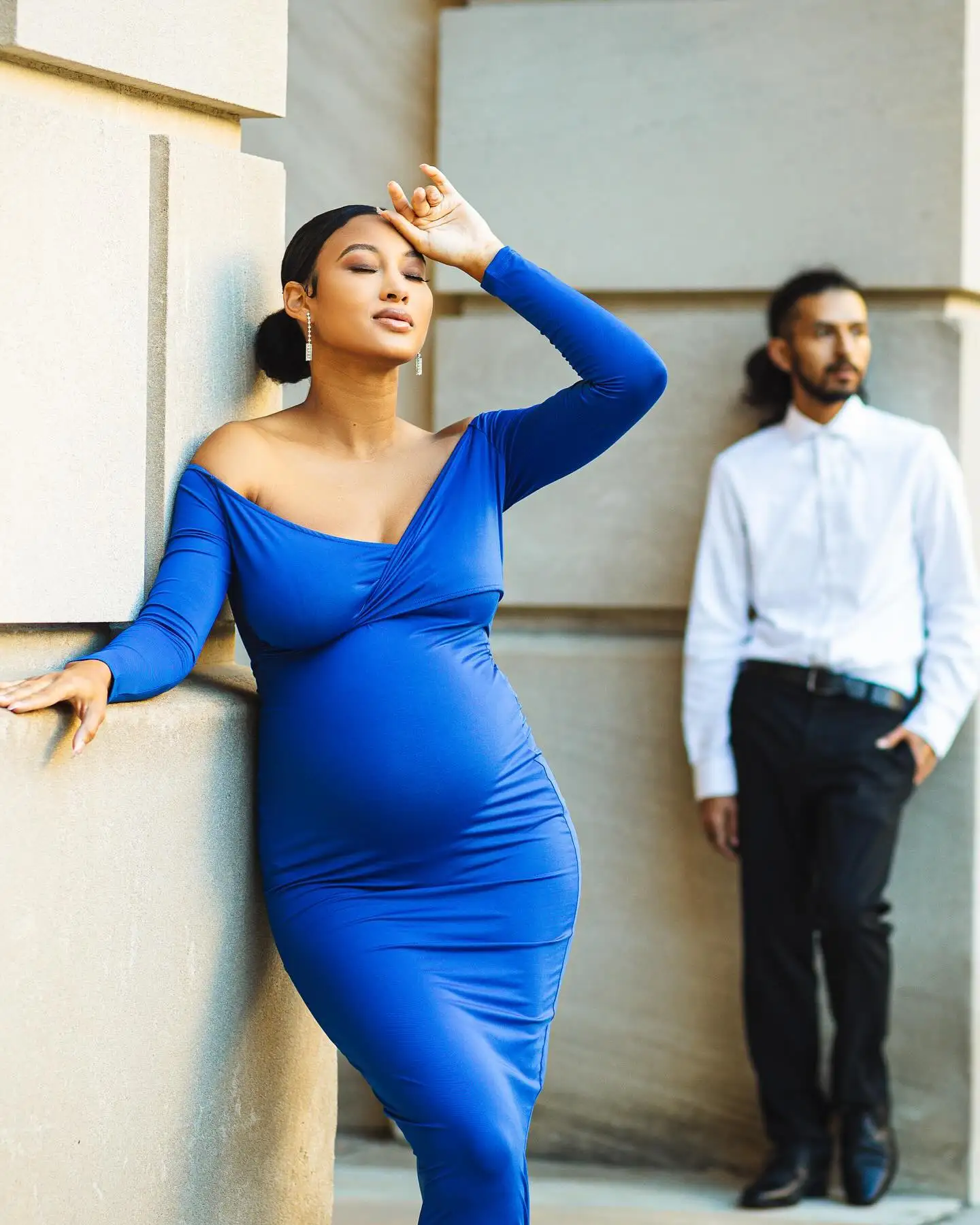 Blue Evening Dresses for Pregnant Women Off Shoulder Long Sleeves Photography Maternity Robes Sexy Tea Length Babyshower Gowns
Blue Evening Dresses for Pregnant Women Off Shoulder Long Sleeves Photography Maternity Robes Sexy Tea Length Babyshower Gowns
