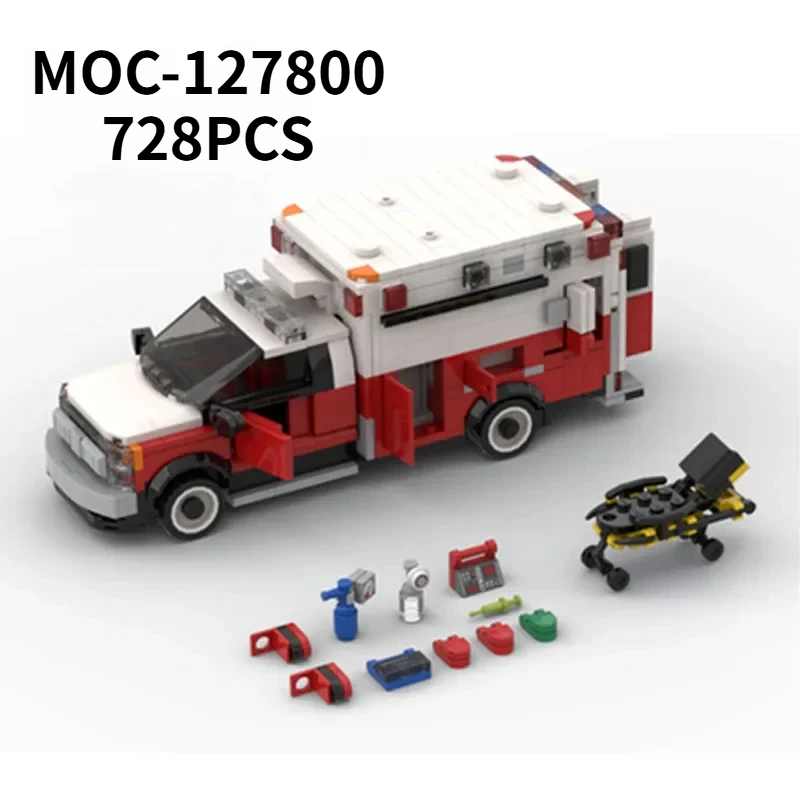 New MOC-127800 Ambulance Assembling building block models Adult and Children Toy Gift Ornaments
New MOC-127800 Ambulance Assembling building block models Adult and Children Toy Gift Ornaments