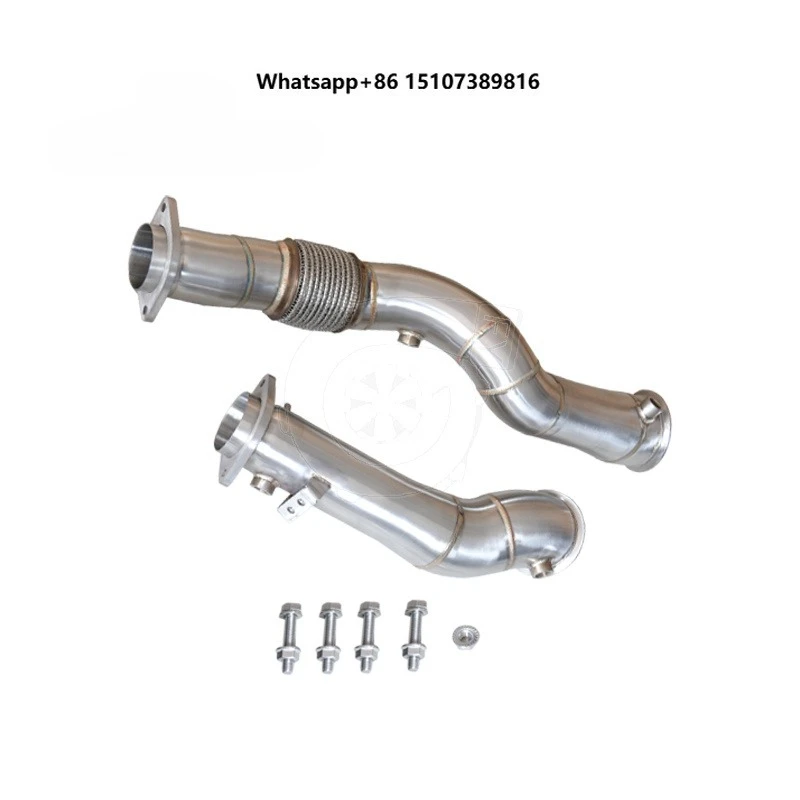 Exhaust Downpipe for S58 G80 M3 M4 2020+ With Flexpipe 89-76mm
Exhaust Downpipe for S58 G80 M3 M4 2020+ With Flexpipe 89-76mm