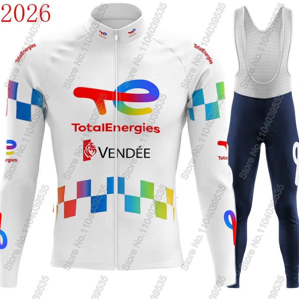 Total Energies Team 2026 Cycling Jersey Set France Suit Long Sleeve MTB Bike Road Pants Bib MTB Wear Ropa Ciclismo Maillot
Total Energies Team 2026 Cycling Jersey Set France Suit Long Sleeve MTB Bike Road Pants Bib MTB Wear Ropa Ciclismo Maillot