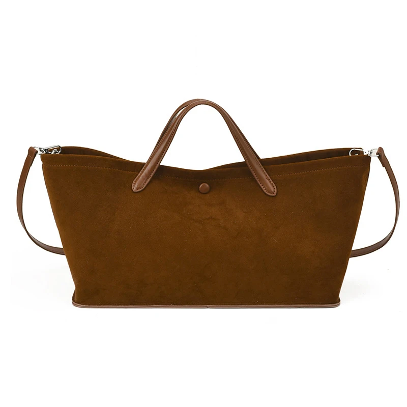 Retro Suede Tote Bag Women Autumn Style Versatile Simple Large Capacity Shoulder Bag Horizontal Square Messenger Bag With Wallet
Retro Suede Tote Bag Women Autumn Style Versatile Simple Large Capacity Shoulder Bag Horizontal Square Messenger Bag With Wallet