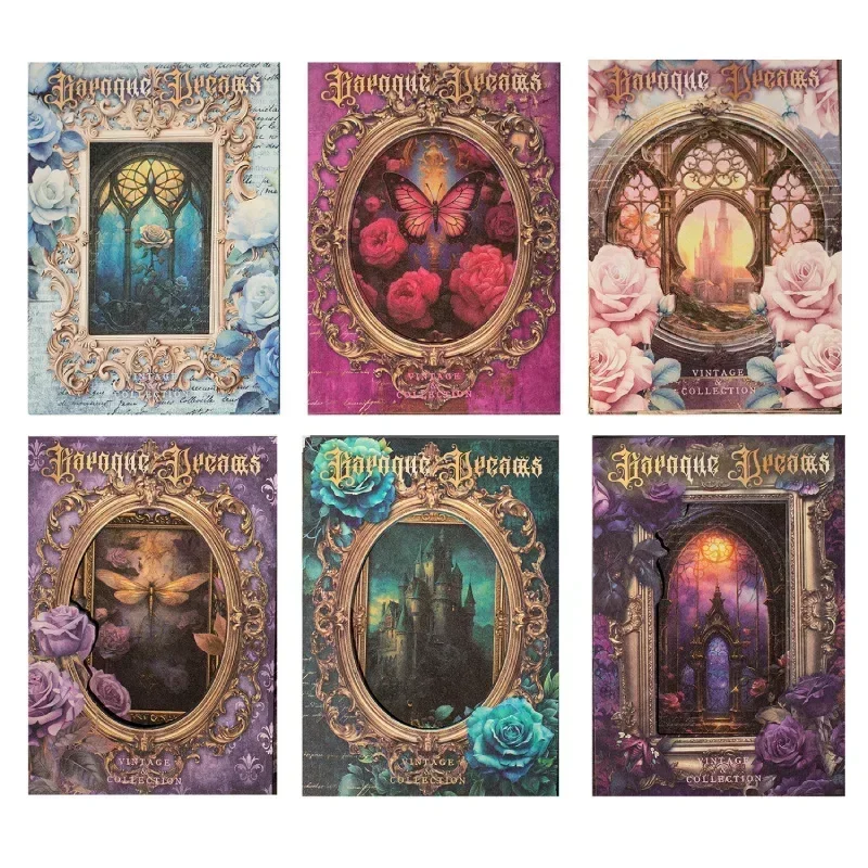 32Sheets Retro Material Paper Baroque Dream Bottom Decoration Handbook Collage Message Notebooks Scrapbook Cut 175*109MM
32Sheets Retro Material Paper Baroque Dream Bottom Decoration Handbook Collage Message Notebooks Scrapbook Cut 175*109MM